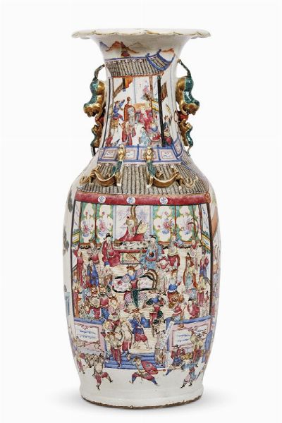 VASO, CINA, DINASTIA QING, SEC. XIX  - Asta Arte orientale | 东方艺术   - Associazione Nazionale - Case d'Asta italiane