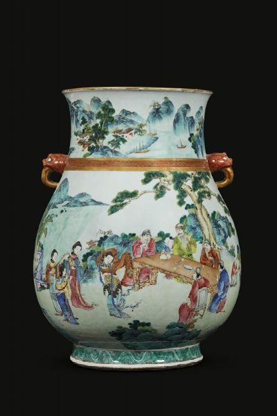 VASO, CINA, DINASTIA QING PERIODO JIAQING-DAOGUANG, SEC. XVIII-XIX  - Asta Arte orientale | 东方艺术   - Associazione Nazionale - Case d'Asta italiane