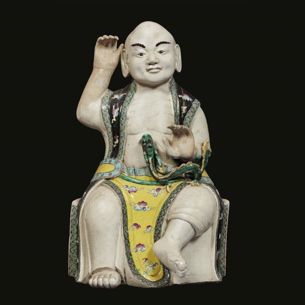 SCULTURA, CINA, DINASTIA QING, SEC. XVIII-XIX  - Asta Arte orientale | 东方艺术   - Associazione Nazionale - Case d'Asta italiane