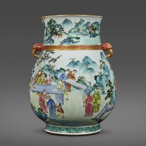 VASO, CINA, DINASTIA QING PERIODO JIAQING-DAOGUANG, SEC. XVIII-XIX  - Asta Arte orientale | 东方艺术   - Associazione Nazionale - Case d'Asta italiane