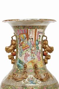 COPPIA DI VASI, CINA,   DINASTIA QING SEC. XIX  - Asta Arte orientale | 东方艺术   - Associazione Nazionale - Case d'Asta italiane