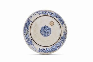 PIATTO, CINA, DINASTIA QING, SEC. XVIII  - Asta Arte orientale | 东方艺术   - Associazione Nazionale - Case d'Asta italiane
