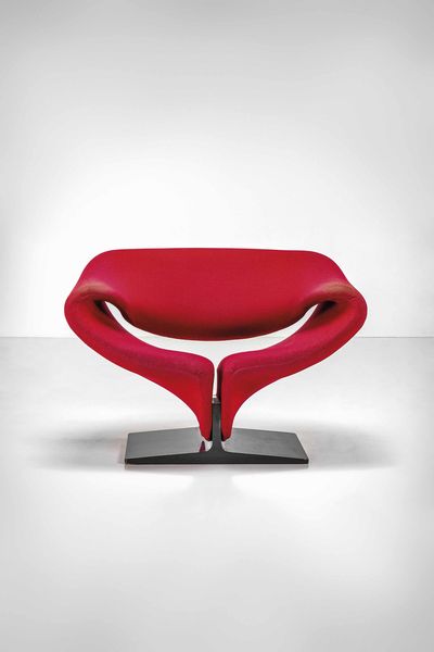 PIERRE PAULIN : Poltrona mod. F582 Ribbon  - Asta Fine Design - Associazione Nazionale - Case d'Asta italiane