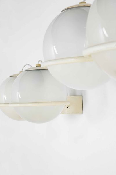 GINO SARFATTI : Set di otto lampade a parete mod. 239/1  - Asta Fine Design - Associazione Nazionale - Case d'Asta italiane