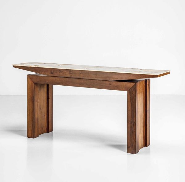 Luigi Spadolini : Rara consolle sagomata  - Asta Fine Design - Associazione Nazionale - Case d'Asta italiane