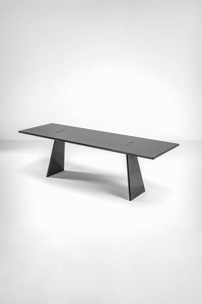 ANGELO MANGIAROTTI : Tavolo della serie Asolo  - Asta Fine Design - Associazione Nazionale - Case d'Asta italiane