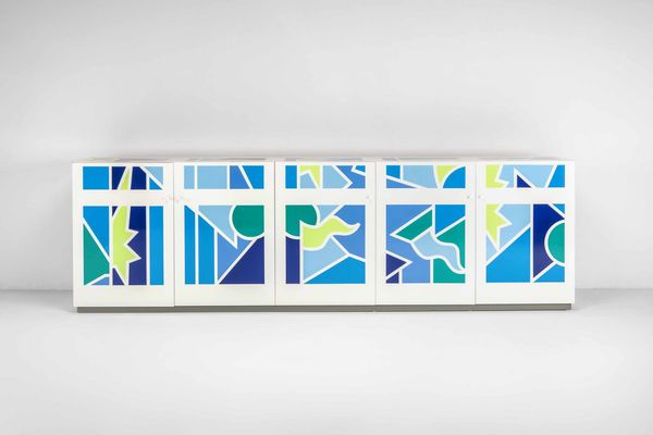 ALESSANDRO MENDINI : Grande mobile contenitore  - Asta Fine Design - Associazione Nazionale - Case d'Asta italiane