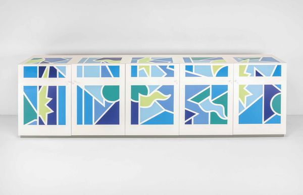 ALESSANDRO MENDINI : Grande mobile contenitore  - Asta Fine Design - Associazione Nazionale - Case d'Asta italiane