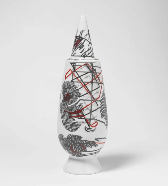Alessandro Mendini per Alessi : Dieci vasi in ceramica smaltata  - Asta Fine Design - Associazione Nazionale - Case d'Asta italiane