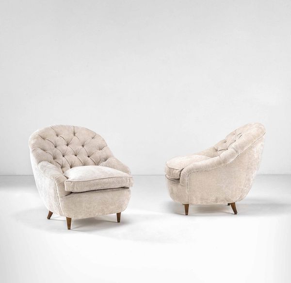 GIO PONTI : Due poltrone  - Asta Fine Design - Associazione Nazionale - Case d'Asta italiane