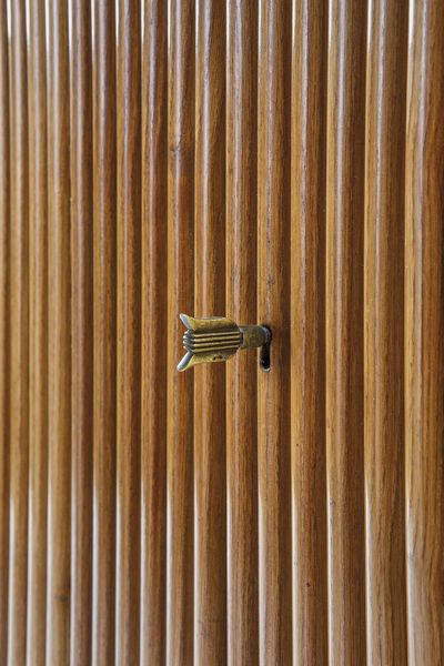 GIO PONTI : Mobile scrittoio a ribalta con panchetta.  - Asta Fine Design - Associazione Nazionale - Case d'Asta italiane