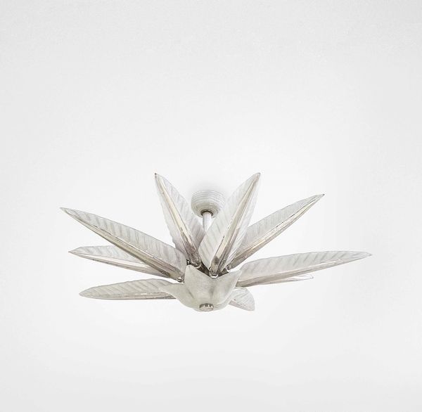 Tomaso Buzzi : Lampada a plafone  - Asta Fine Design - Associazione Nazionale - Case d'Asta italiane