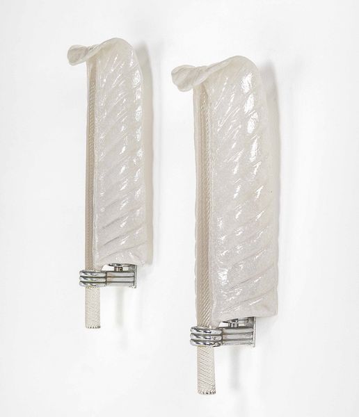 Tomaso Buzzi : Due applique mod. 413  - Asta Fine Design - Associazione Nazionale - Case d'Asta italiane