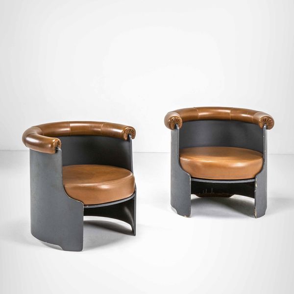 LUIGI CACCIA DOMINIONI : Due poltrone  - Asta Fine Design - Associazione Nazionale - Case d'Asta italiane