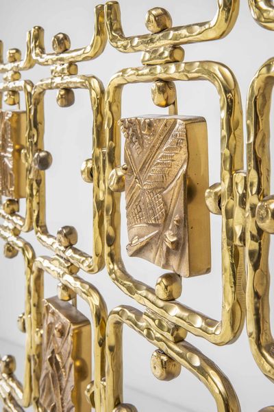 OSVALDO BORSANI e ARNALDO POMODORO : Letto matrimoniale  - Asta Fine Design - Associazione Nazionale - Case d'Asta italiane