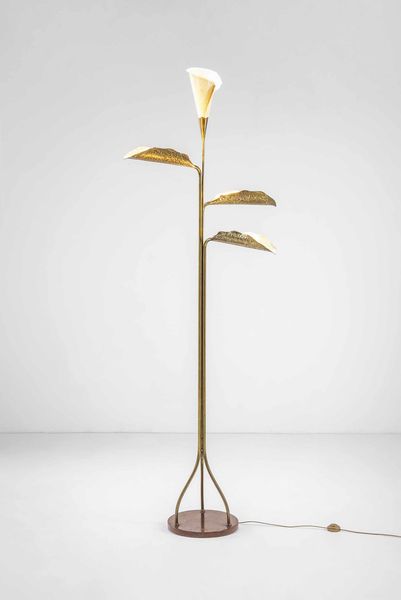 ANGELO LELII : Lampada da terra  - Asta Fine Design - Associazione Nazionale - Case d'Asta italiane