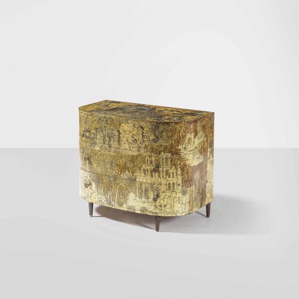 Piero Fornasetti : Importante cassettone  - Asta Fine Design - Associazione Nazionale - Case d'Asta italiane