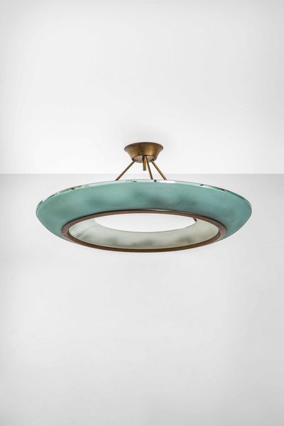 MAX INGRAND : Lampada a sospensione mod. 1881  - Asta Fine Design - Associazione Nazionale - Case d'Asta italiane
