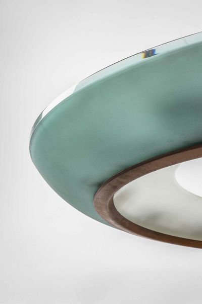 MAX INGRAND : Lampada a sospensione mod. 1881  - Asta Fine Design - Associazione Nazionale - Case d'Asta italiane