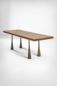 ANGELO MANGIAROTTI : Tavolo  - Asta Fine Design - Associazione Nazionale - Case d'Asta italiane