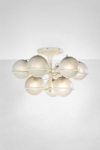 GINO SARFATTI : Lampadario mod. 2042/9  - Asta Fine Design - Associazione Nazionale - Case d'Asta italiane