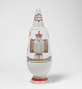 Alessandro Mendini per Alessi - Dieci vasi in ceramica smaltata<BR>