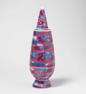 Alessandro Mendini per Alessi - Dieci vasi in ceramica smaltata