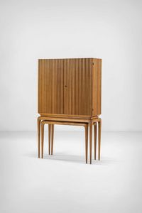 GIO PONTI : Mobile scrittoio a ribalta con panchetta.  - Asta Fine Design - Associazione Nazionale - Case d'Asta italiane