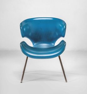 Isamu  Kenmochi : Sedia mod. Kabuto  - Asta Fine Design - Associazione Nazionale - Case d'Asta italiane