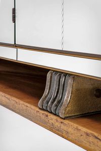 OSVALDO BORSANI : Grande mobile contenitore  - Asta Fine Design - Associazione Nazionale - Case d'Asta italiane