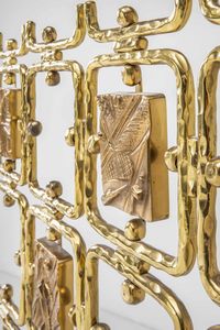 OSVALDO BORSANI e ARNALDO POMODORO : Letto matrimoniale  - Asta Fine Design - Associazione Nazionale - Case d'Asta italiane