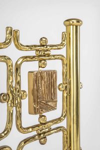 OSVALDO BORSANI e ARNALDO POMODORO : Letto matrimoniale  - Asta Fine Design - Associazione Nazionale - Case d'Asta italiane