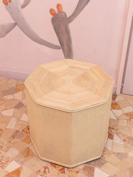 Nicolò Castellini Baldissera : Tavolino ottagonale  - Asta ECLECTICA, the home of designer Nicol Castellini Baldissera - Associazione Nazionale - Case d'Asta italiane