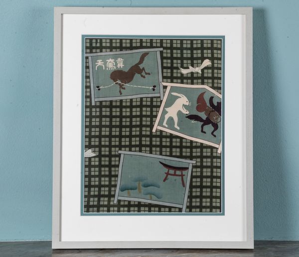 Coppia di stampe su seta. Giappone, XX secolo  - Asta ECLECTICA, the home of designer Nicol Castellini Baldissera - Associazione Nazionale - Case d'Asta italiane