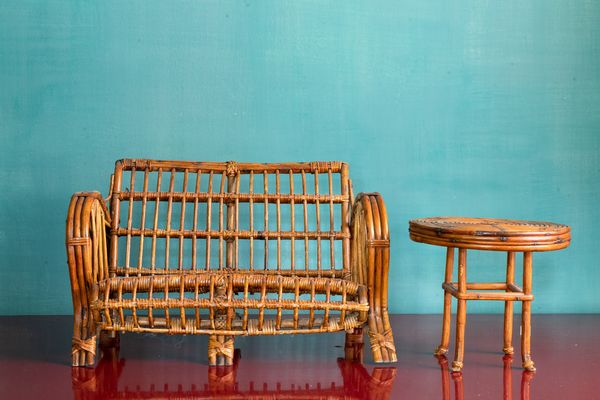 Quattro modelli in midollino. XIX-XX secolo  - Asta ECLECTICA, the home of designer Nicol Castellini Baldissera - Associazione Nazionale - Case d'Asta italiane