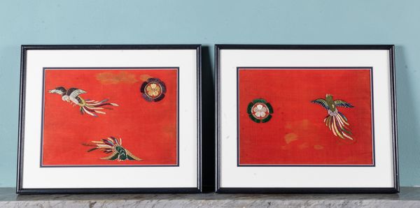 Coppia di pannelli. Cina, XX secolo  - Asta ECLECTICA, the home of designer Nicol Castellini Baldissera - Associazione Nazionale - Case d'Asta italiane