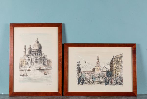 MICHELE CASCELLA : Paesaggi italiani  - Asta ECLECTICA, the home of designer Nicol Castellini Baldissera - Associazione Nazionale - Case d'Asta italiane