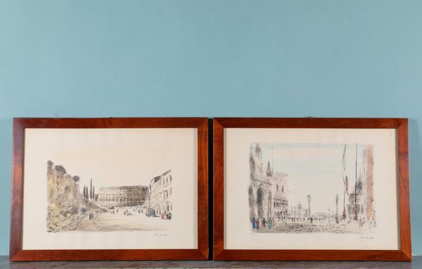 MICHELE CASCELLA : Paesaggi italiani  - Asta ECLECTICA, the home of designer Nicol Castellini Baldissera - Associazione Nazionale - Case d'Asta italiane