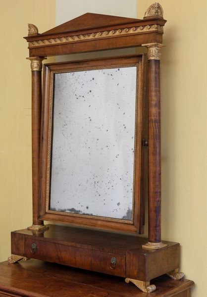 Psiche da tavolo Impero in mogano. XIX secolo  - Asta ECLECTICA, the home of designer Nicol Castellini Baldissera - Associazione Nazionale - Case d'Asta italiane