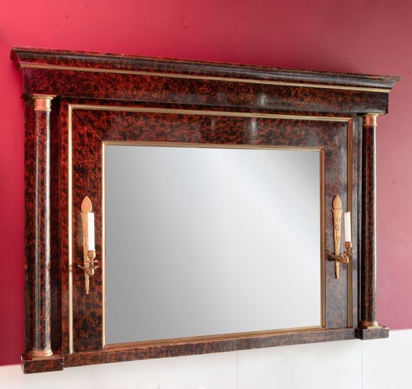 Caminiera in legno decorato a finta tartaruga. Germania, XIX secolo  - Asta ECLECTICA, the home of designer Nicol� Castellini Baldissera - Associazione Nazionale - Case d'Asta italiane