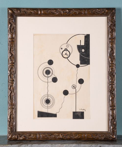 Francis Picabia : Composition dada  - Asta ECLECTICA, the home of designer Nicol Castellini Baldissera - Associazione Nazionale - Case d'Asta italiane