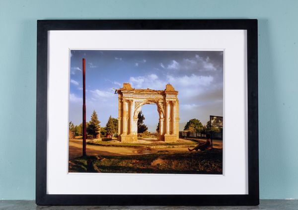 Simon Norfolk : King Amanullah's 1919 Victory Arch at Paghman, 2002  - Asta ECLECTICA, the home of designer Nicol� Castellini Baldissera - Associazione Nazionale - Case d'Asta italiane
