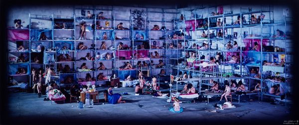 Wang Qingsong : Dormitory, 2005  - Asta ECLECTICA, the home of designer Nicol� Castellini Baldissera - Associazione Nazionale - Case d'Asta italiane