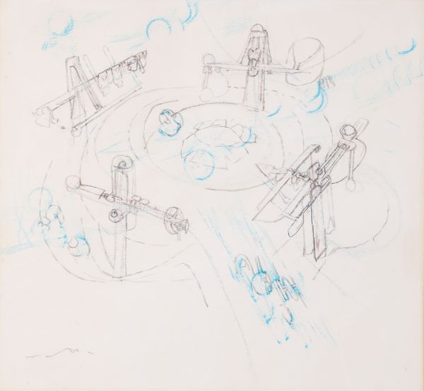 Roberto Sebastian Antonio Matta : Senza titolo  - Asta ECLECTICA, the home of designer Nicol� Castellini Baldissera - Associazione Nazionale - Case d'Asta italiane