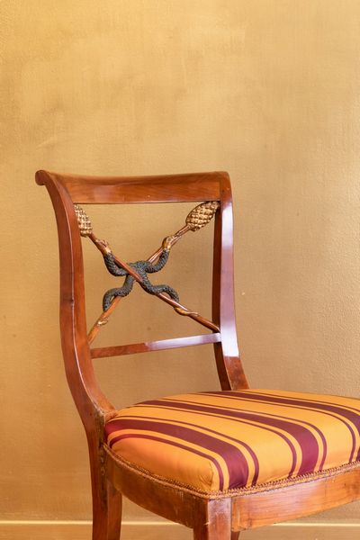 Coppia di sedie intagliate. XIX secolo  - Asta ECLECTICA, the home of designer Nicol Castellini Baldissera - Associazione Nazionale - Case d'Asta italiane