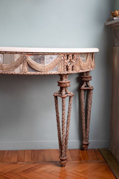 Coppia di consolles. XX secolo  - Asta ECLECTICA, the home of designer Nicol Castellini Baldissera - Associazione Nazionale - Case d'Asta italiane