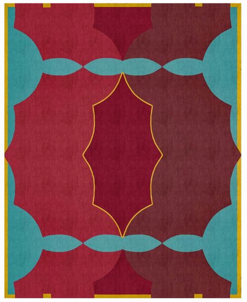 Tappeto Star, disegno di Federica Tondato per Fedora design  - Asta ECLECTICA, the home of designer Nicol Castellini Baldissera - Associazione Nazionale - Case d'Asta italiane