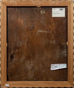 Francesco Galizzi detto Francesco Rizzo da Santacroce (attivo nel XV-XVI secolo), Attribuito a : Ritratto di turco  - Asta ECLECTICA, the home of designer Nicol Castellini Baldissera - Associazione Nazionale - Case d'Asta italiane