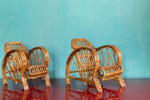 Quattro modelli in midollino. XIX-XX secolo  - Asta ECLECTICA, the home of designer Nicol Castellini Baldissera - Associazione Nazionale - Case d'Asta italiane