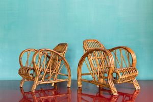 Quattro modelli in midollino. XIX-XX secolo  - Asta ECLECTICA, the home of designer Nicol Castellini Baldissera - Associazione Nazionale - Case d'Asta italiane